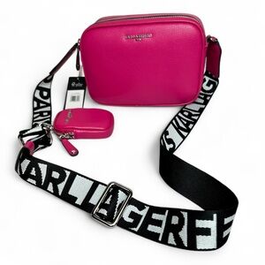Karl Lagerfeld Pink Crossbody Bag